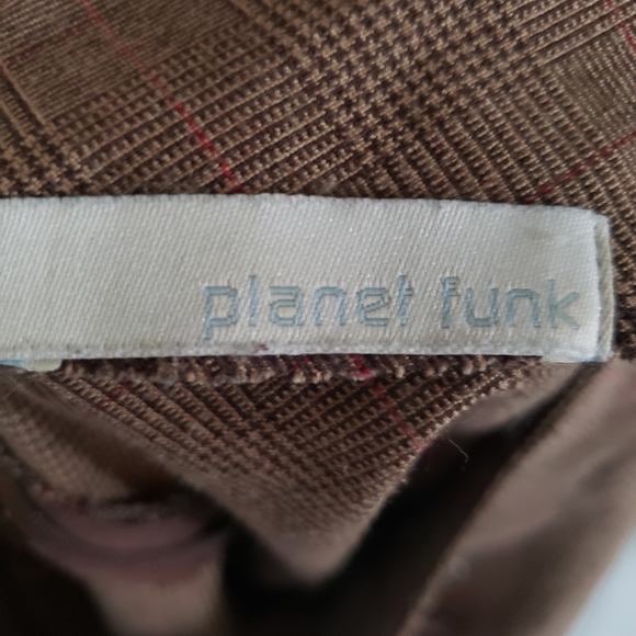 Planet Funk Brown Schoolgirl Flower Lace Skirt M/L - Picture 2 of 5